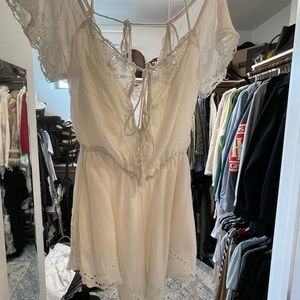 Free people white romper